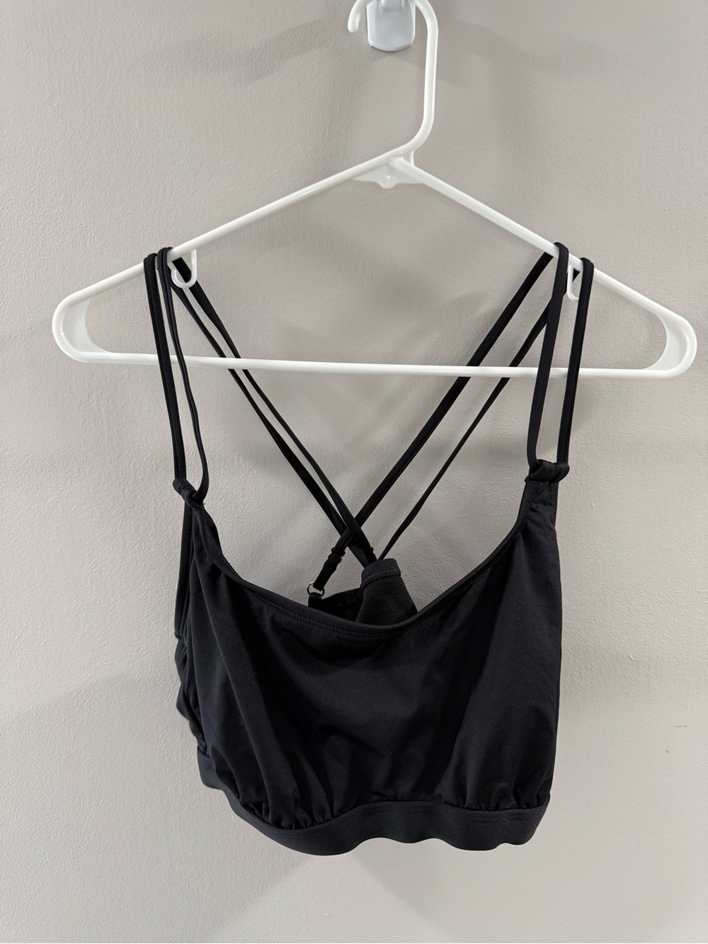 Kona Sol Black Strappy Bikini Top